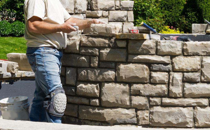 Our team working on Masonry Service projects in Dallas, TX