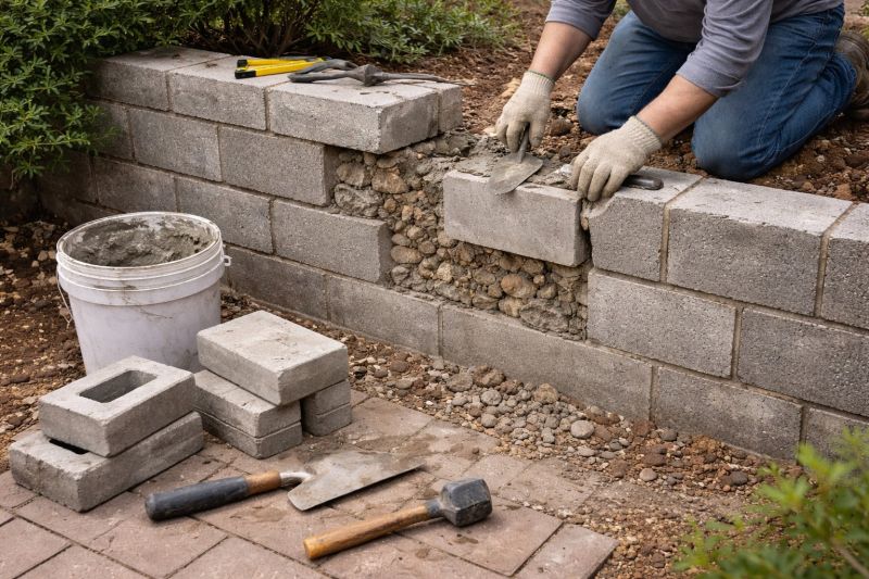 Block Wall Repair in Addison, TX
