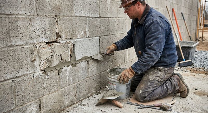 Block Wall Repair in Cedar Hill, TX