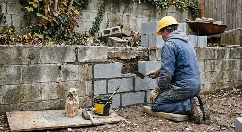 Block Wall Repair in Kaufman, TX