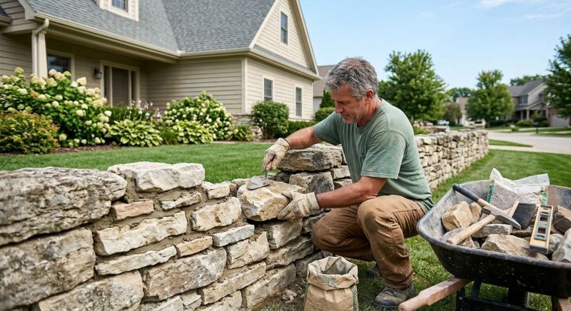 Brick Fence Repair in Dallas, TX