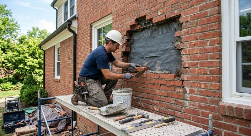 Brick Flatwork Repair in Mesquite, TX