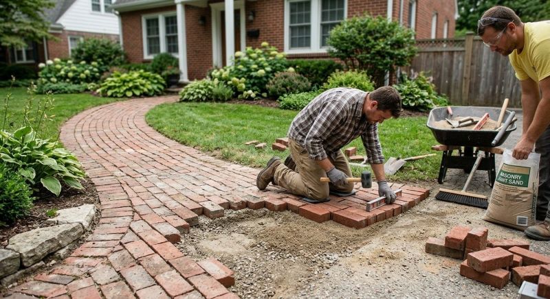 Brick Flatwork Repair in Palmer, TX
