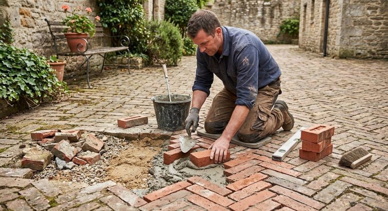 Brick Floor Repair in Dallas, TX
