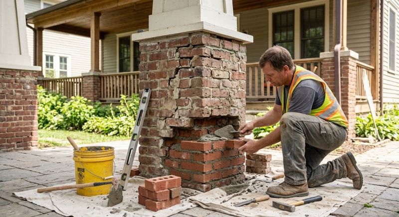 Brick Restoration in Richardson, TX