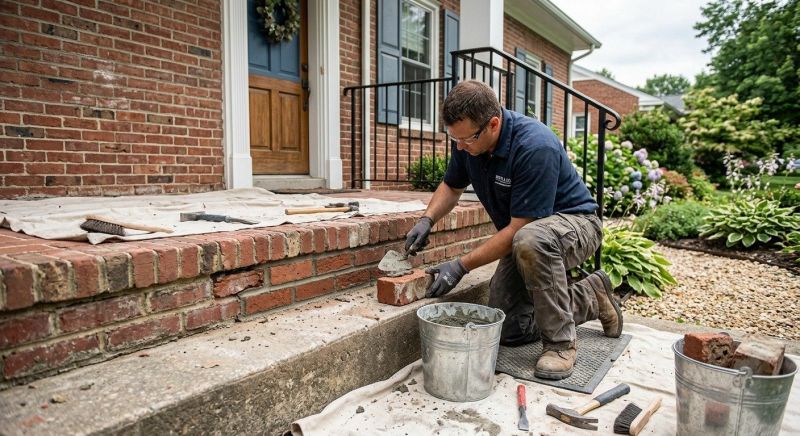 Brick Stairs Repair in Irving, TX