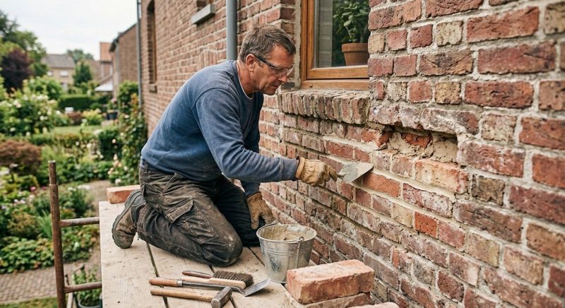 Brick Stairs Repair in Red Oak, TX
