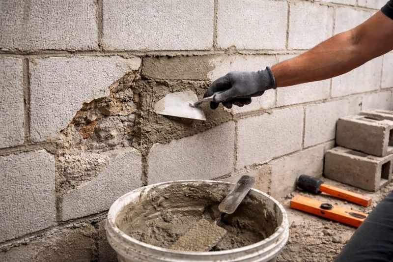 Concrete Block Repair in Lancaster, TX
