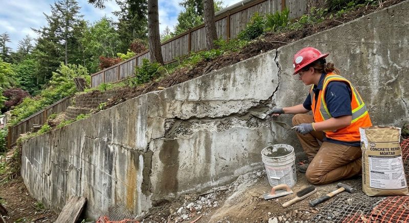 Retaining Wall Repair in Irving, TX