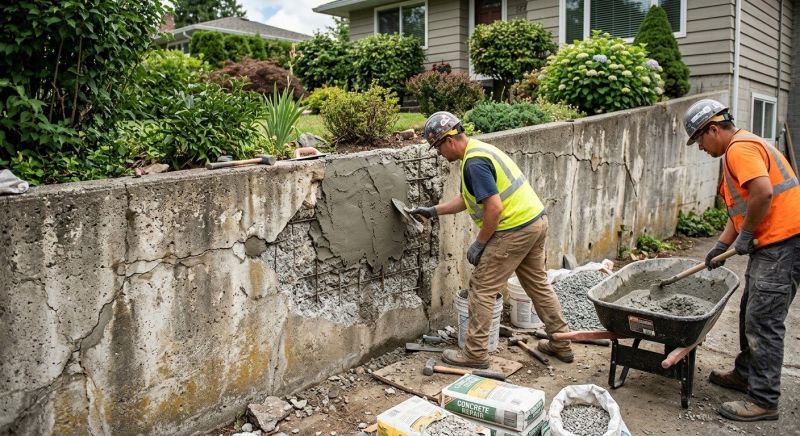 Retaining Wall Repair in Kaufman County, TX