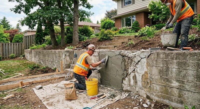 Retaining Wall Repair in Kaufman, TX