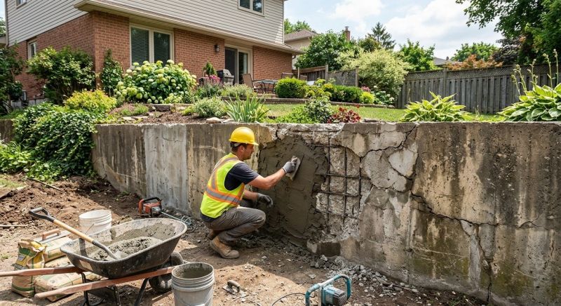 Retaining Wall Repair in Wylie, TX