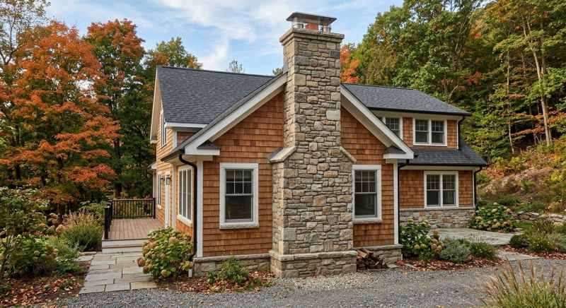 Stone Chimney Installation in Carrollton, TX