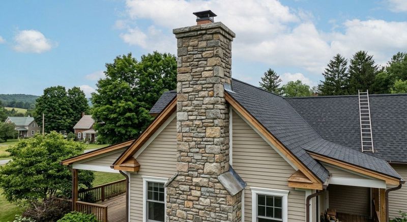 Stone Chimney Installation in Dallas County, TX