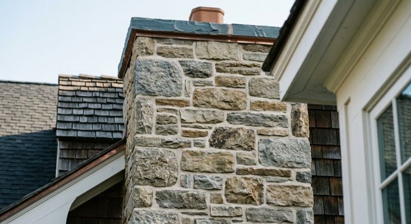 Stone Chimney Installation in Rockwall County, TX