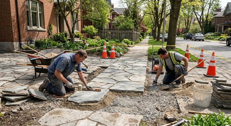 Stone Driveway Repair in Dallas, TX