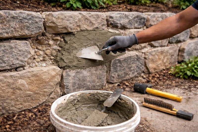 Stone Masonry Repair in Coppell, TX