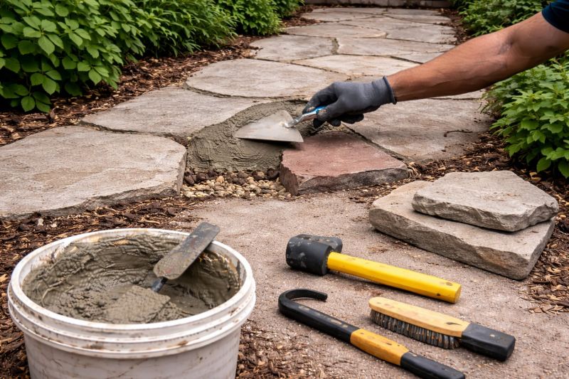 Stonework Repair in Red Oak, TX